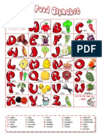 Alphabet With Food