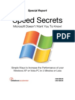 Windows XP and Vista Speed Secrets