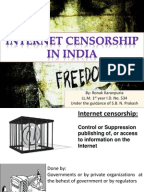 Freedom of speech on the internet essay