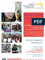 Open Evening Flyer