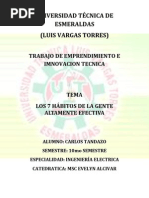 7 Habitos de La Gente Altamanete Efectiva
