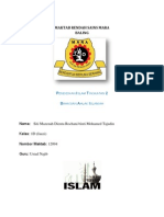 Folio Pendidikan Agama Islam Tingkatan 2 Bahagian Ahlak Islamiah