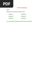 IGCSE Trigonometry