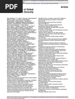 Download Appeltans Et Al 2012 the Magnitude of Global Marine Species Diversity by Luis Angel Aguirre Mendez SN114222193 doc pdf