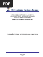 Download EMMANUEL N C LIMA MAT 534533 - PORTFLIO INDIVIDUAL - ADS - 5 PERODO by Emmanuel Lima SN114227414 doc pdf