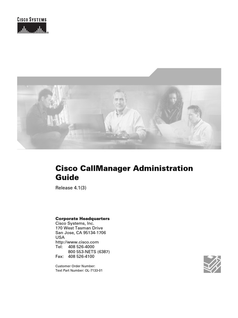 Cisco CallManager Administration Guide, Release 4.1 | PDF | Public Key ...