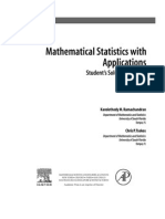 Mathematical Statistics With Applications, Student Solutions Manual