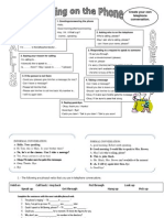 Create Your Own Telephone Conversation.: 1. Greetings/answering The Phone