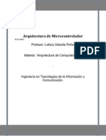 Arquitectura de Microcontrolador