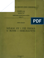 Šefik Bešlagić - Nišani XV I XVI Vijeka U Bosni I Hercegovini