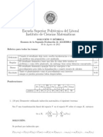 Solución y Rúbrica - Examen de Álgebra Lineal Segundo Parcial