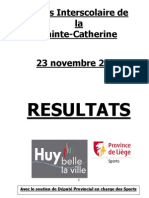 Résultats Cross Sainte-Catherine 2012