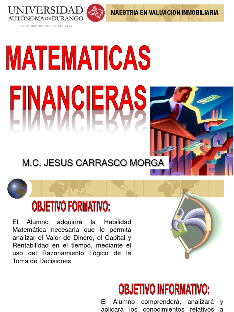 Matematicas Financieras | PDF | Finanzas Matemáticas | Toma de decisiones
