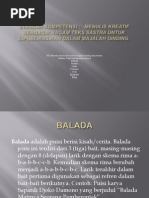 Jenis Puisi Berdasarkan Isi