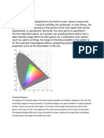 Gamuts: A Typical CRT Gamut