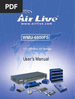 AirLive WMU-6500FS Manual