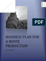 Business Plan for a Movie Production Template