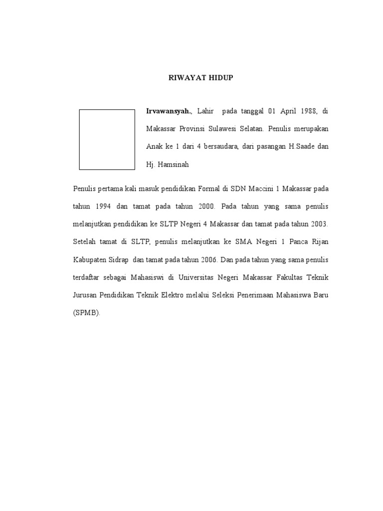 RIWAYAT HIDUP (SKRIPSI KU).doc