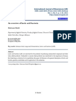 An Overview of Lactic Acid Bacteria