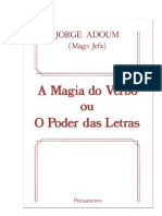 A Magia Do Verbo Ou O Poder Das Letras (Doc)(Rev) - Jorge Adoum