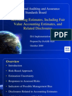 Accounting Estimates, Including Fair Value Accounting Estimates, and Related Disclosures