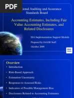 Accounting Estimates, Including Fair Value Accounting Estimates, and Related Disclosures