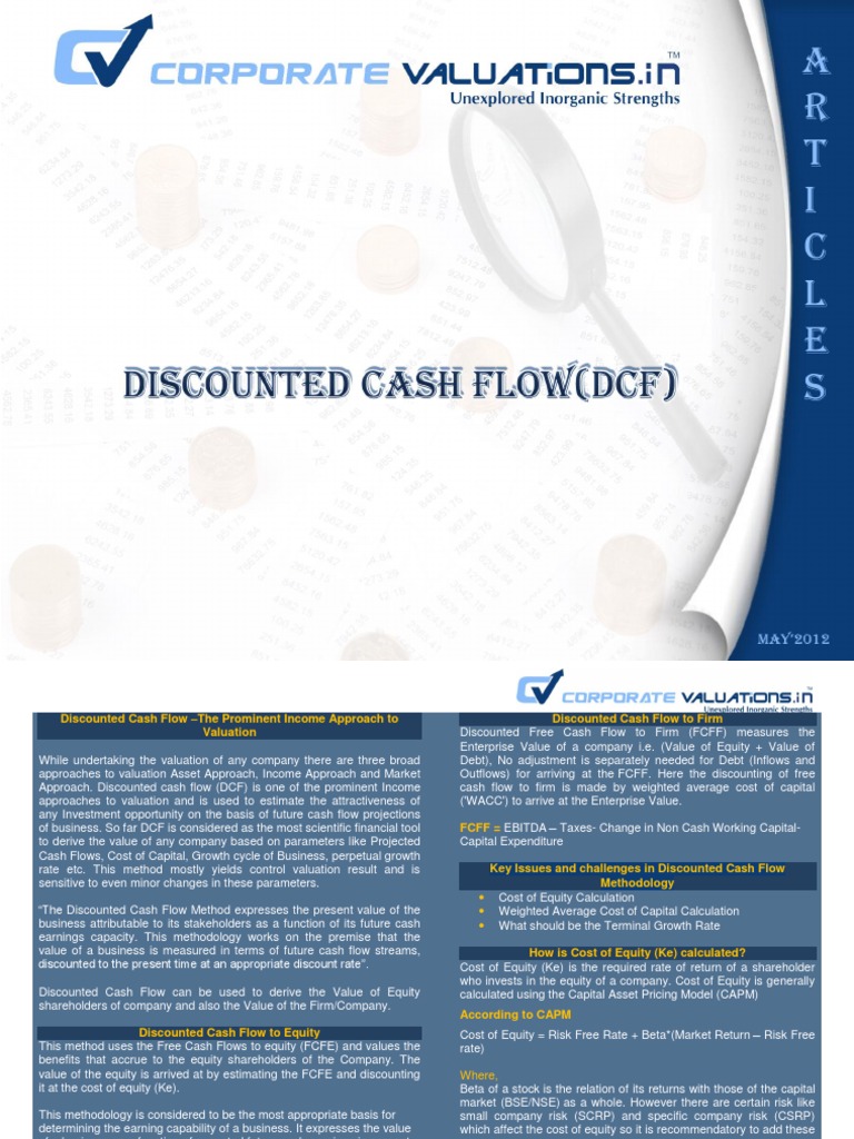 Corporate Professionals Discounted Cash Flow Slideshare Monday | PDF ...