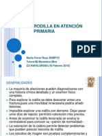 Rodilla en Atencion Primaria