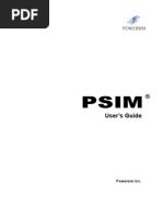 Download PSIM User Manual by Angelo Araujo SN114278591 doc pdf
