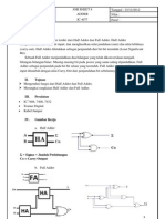 Job Sheet 8 (Adder)