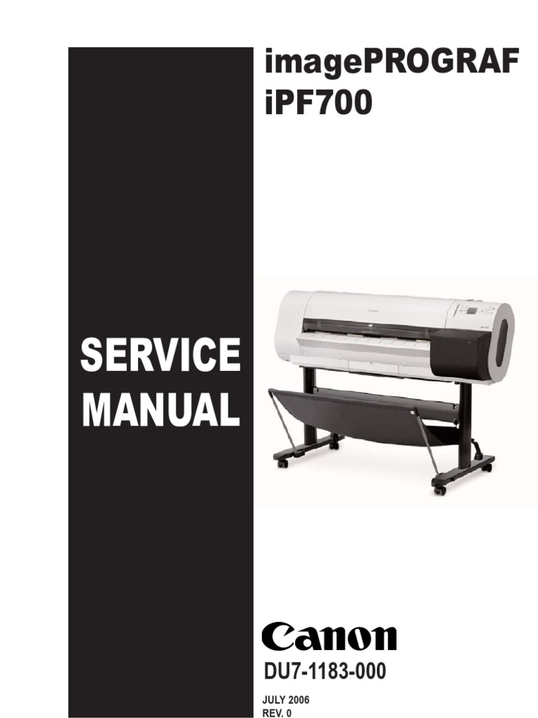 canon ipf 710 service manual | Printer (Computing) | Electrical Connector