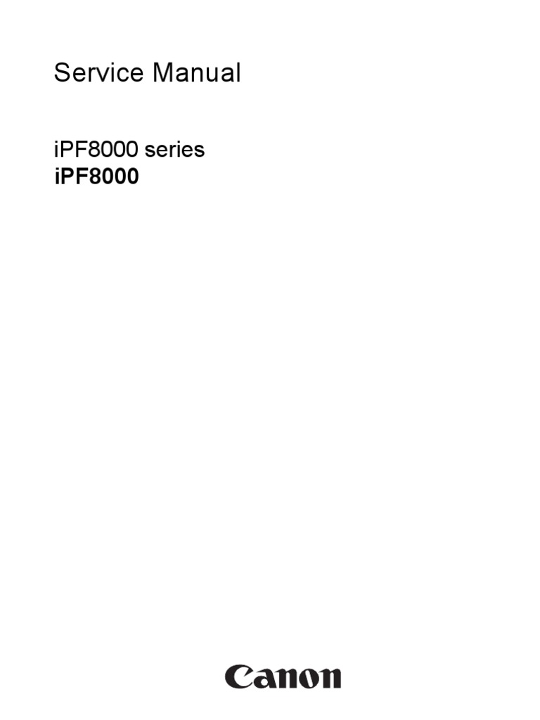 canon ipf 8000 service manual | Signal (Electrical Engineering) |  Electronic Circuits