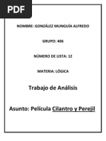 Análisis Cilantro y Perejil