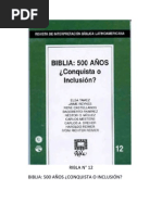 Ribla 12 - Biblia 500 Años Conquista o Inclusion