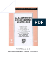 Ribla 42-43 - La Canonizacion de Los Escritos Apostolicos