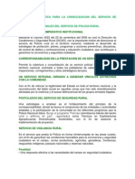 Ultimo Resumen 10 Tomo 2.4 Politica Para La Consolidacion Del Servicio de Policia Rural