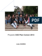 Proyecto Centro de Estudiantes Plan Comun