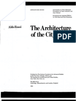 Aldo Rossi Architecture of The City