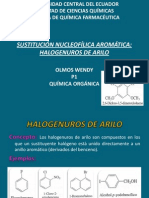 Sustitución Nucleofílica Aromática Halogenuros de Arilo