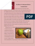 Digital Text Essay Color