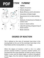 Reaction Turbine