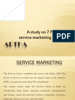 A Study On 7 P's of Service Marketing At: Artha