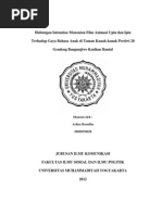 Download Pengaruh Intensitas menonton Film Upin dan Ipin by Ratnanap SN114337161 doc pdf