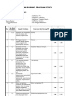 Form Penilaian Akreditasi Sarjana (Versi 23 Juli 2010)