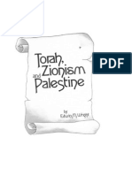Torah, Zionism and Palestine