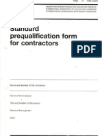 9) FIDIC PQ Standart Forms