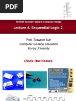 Lecture 4. Sequential Logic 2: Prof. Taeweon Suh Computer Science Education Korea University