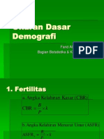 Ukuran Dasar Demografi