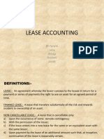 Lease Accounting: BY Faresh Juby Induja Navami Jacob