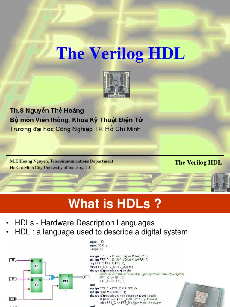 Overview of Verilog HDL Basics | PDF | Hardware Description Language ...